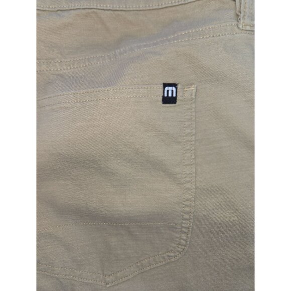 Travis Mathew Mens Khaki Stretch Pants Size 34x32 - Picture 5 of 7